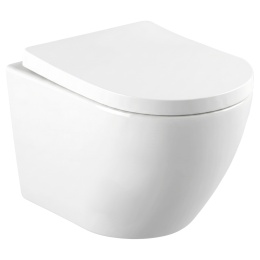 Miska WC wisząca, bezrantowa z deską VELDMAN VERONA