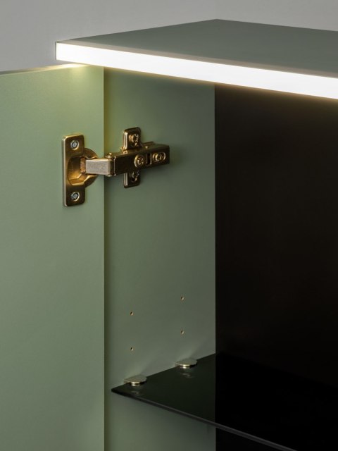Szafka z lustrem 80cm 2 drzwi z podświetleniem led